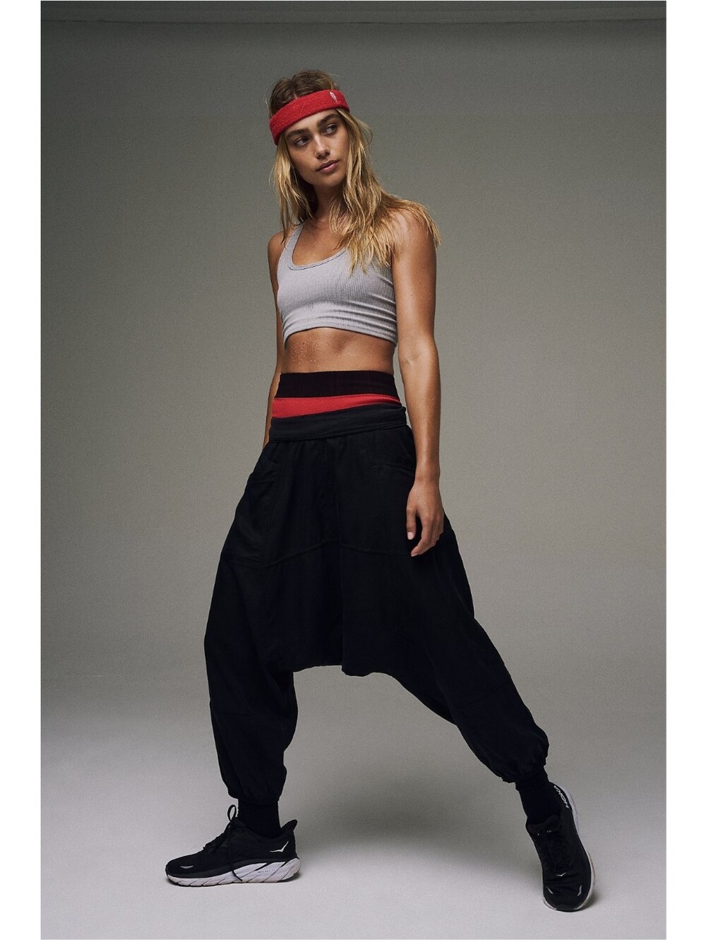 Free People Movement Give Your All Harem Pants Black
